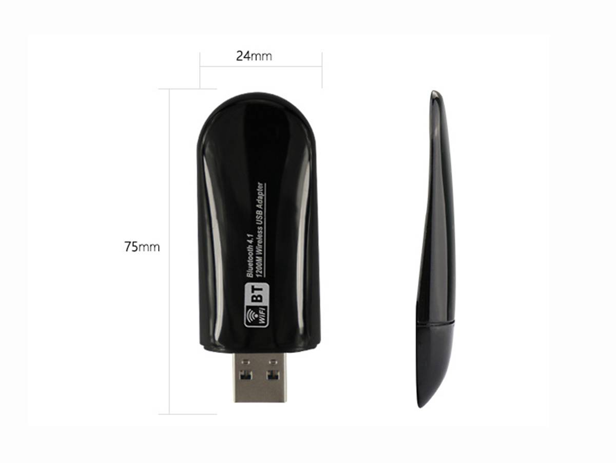 W97S-1200M WiFi 5 & Bluetooth Wireless Adapter