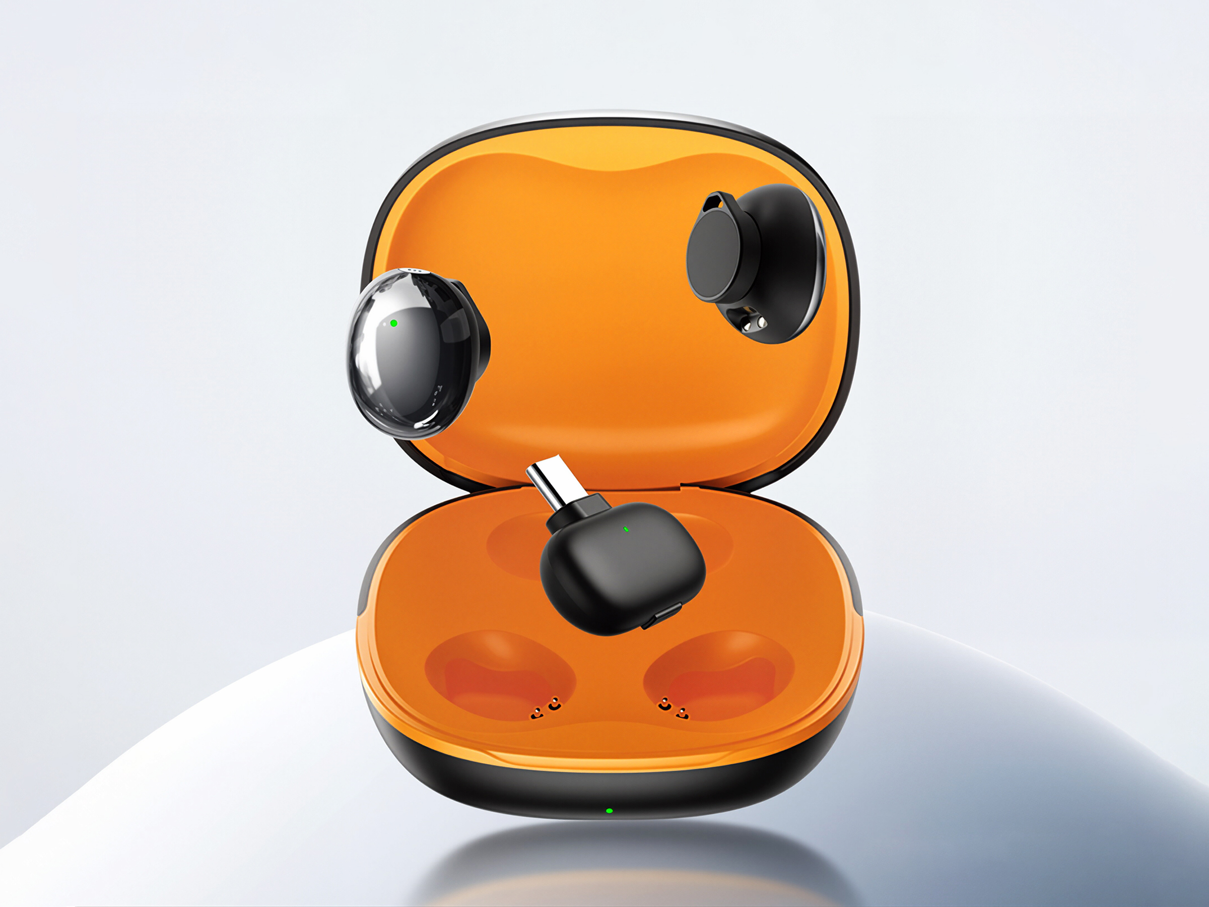 M7 Magnetic AI Wireless Lapel Microphone