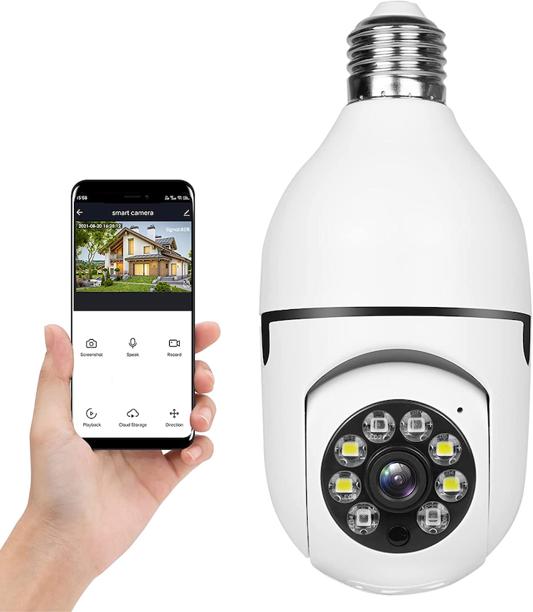 XD Bulb-Socket Wi-Fi Camera