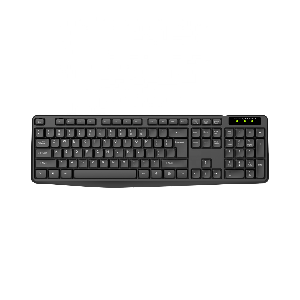 104-Key USB Office Keyboard — ZAPO-KB-171