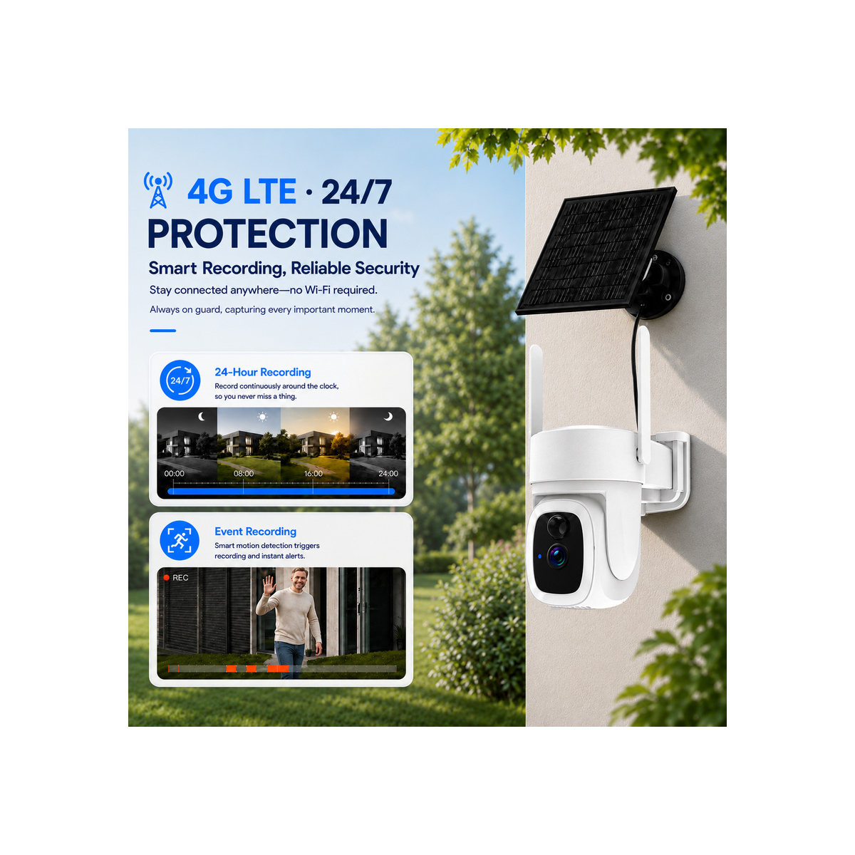 BC30T Single-lens Solar 4G PTZ Camera