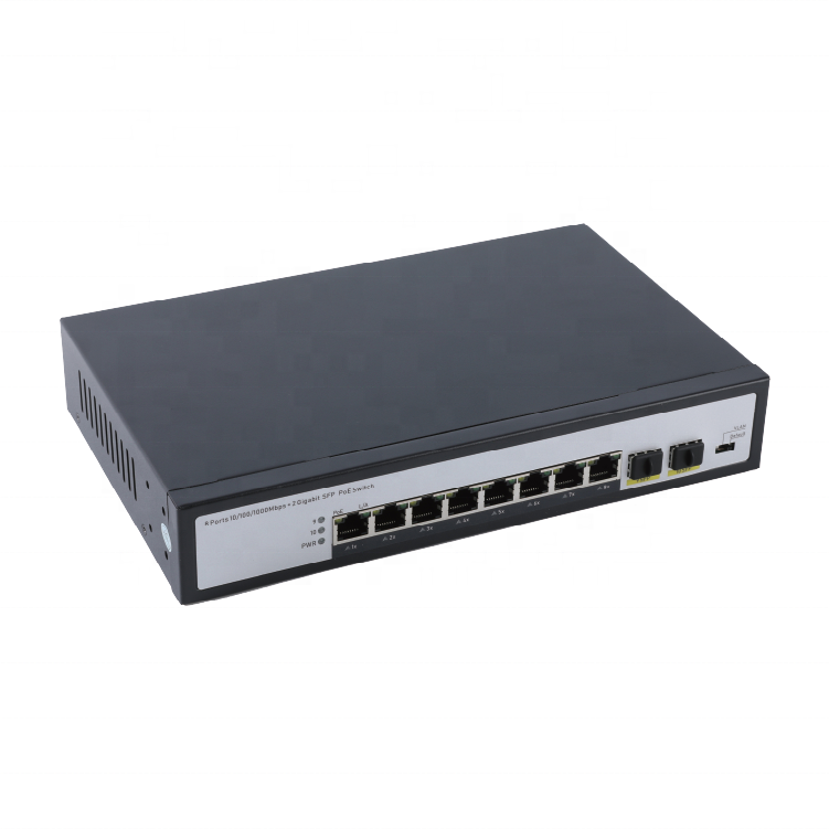 ZAPO-SW-229 8-Port Gigabit PoE Switch with 2 SFP Slots
