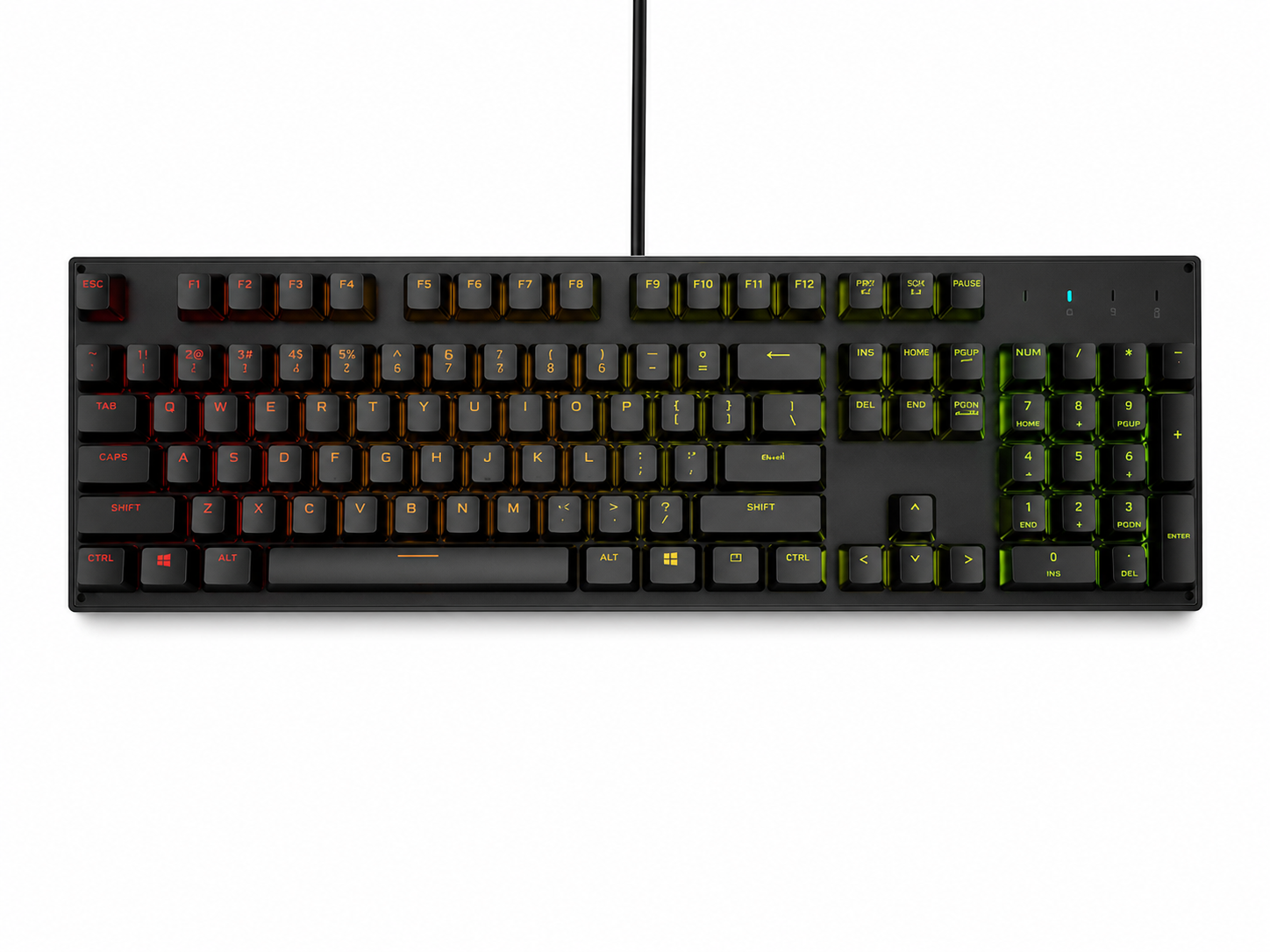 104-Key Full-Size Mechanical Keyboard — ZAPO-KB-179