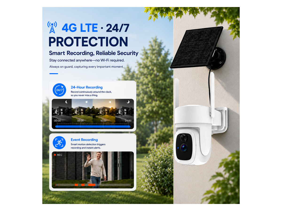 BC30T Single-lens Solar 4G PTZ Camera