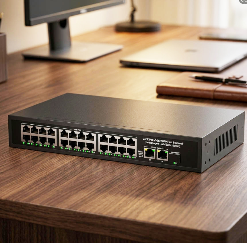 HX-X2403PEG 24-Port Gigabit PoE Switch