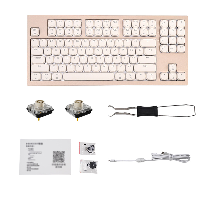102-Key Mechanical Keyboard — i102-ST-milktea