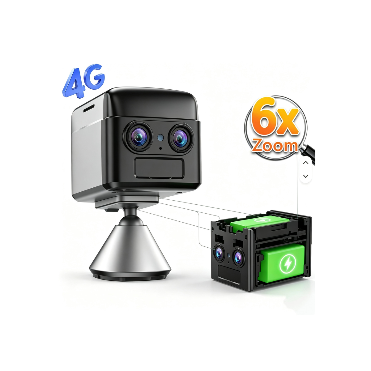 S70 Compact Battery-powered 4G Camera