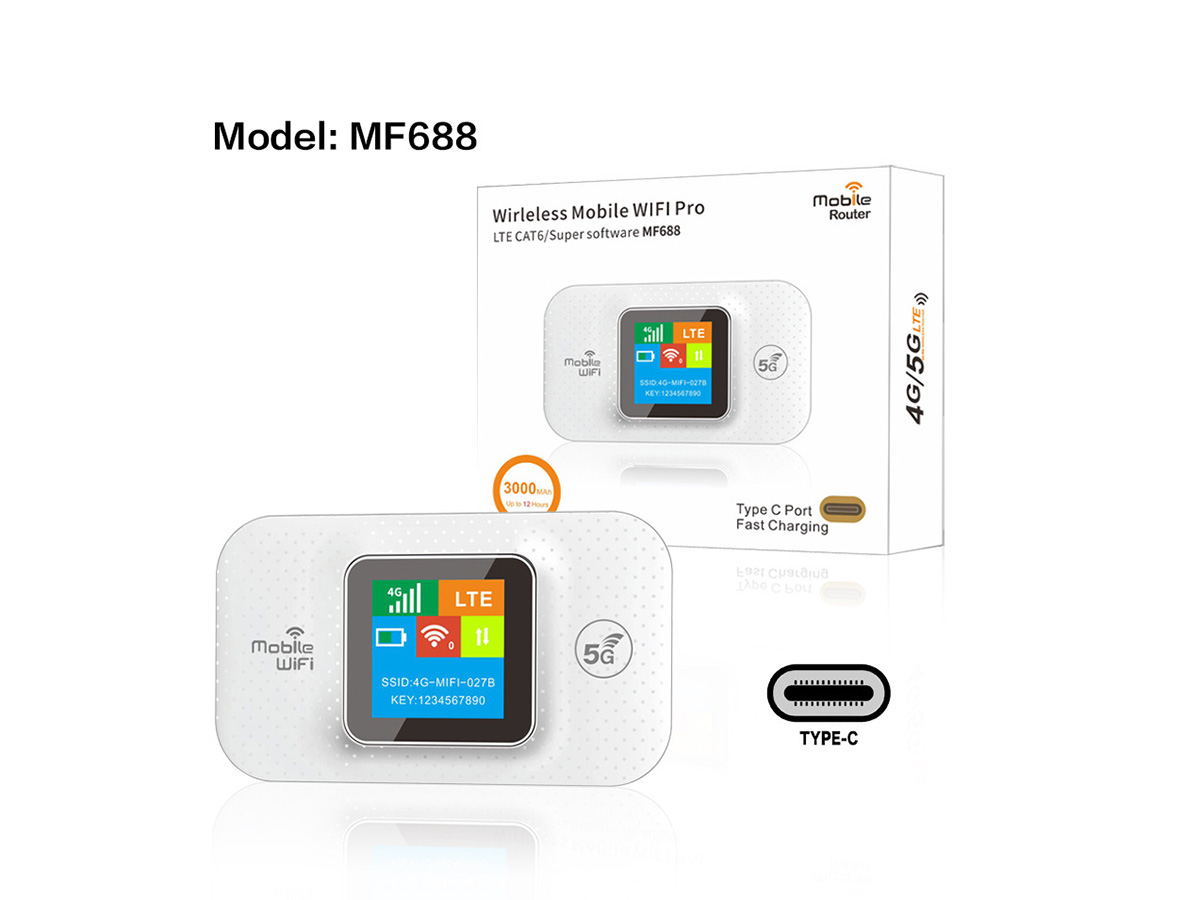 4G Portable WiFi Wireless Router - MF688