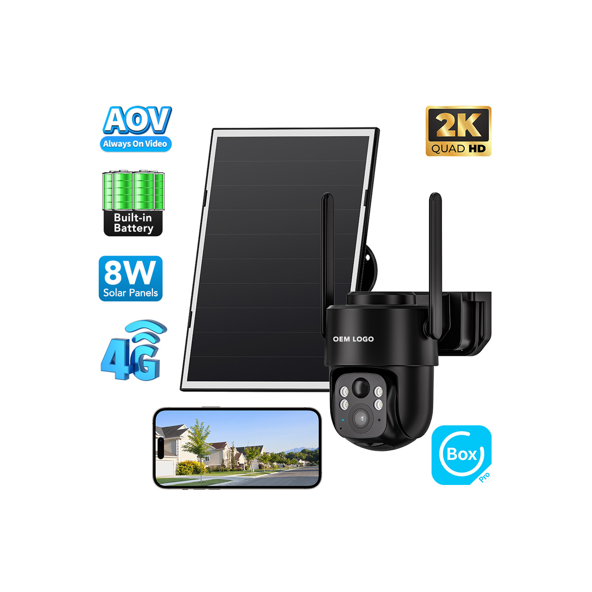 TZ-SOC33A Solar 4G Camera