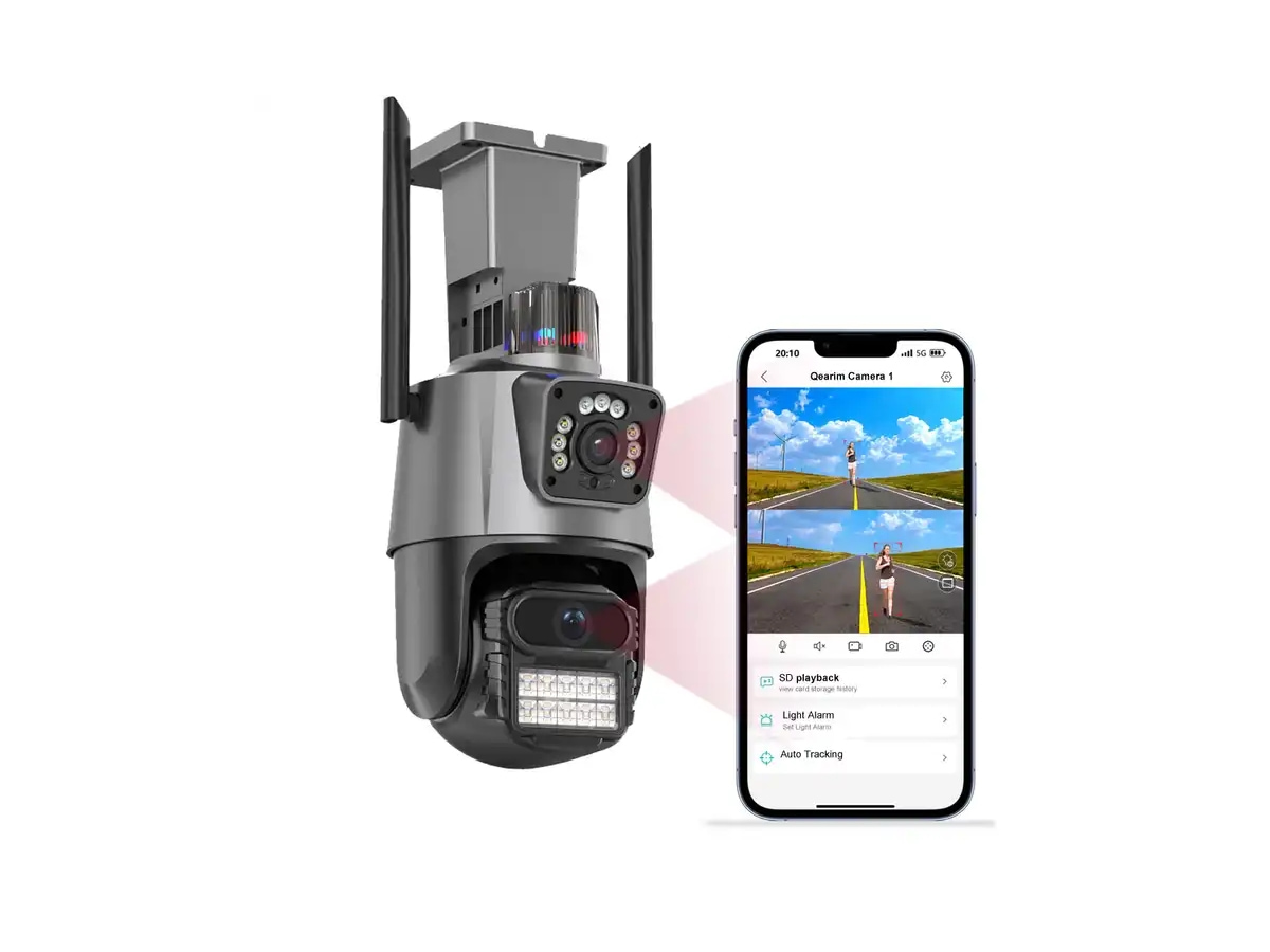 ZAPO-CAM-363 Light-Equipped Dual-Lens Wi-Fi Camera