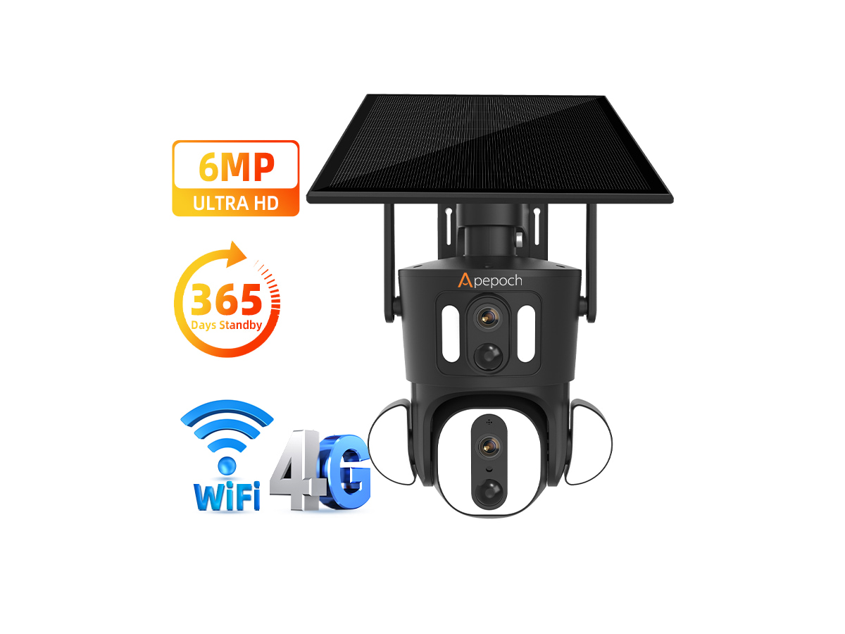 AOP-AD320 Dual-lens Solar 4G Camera