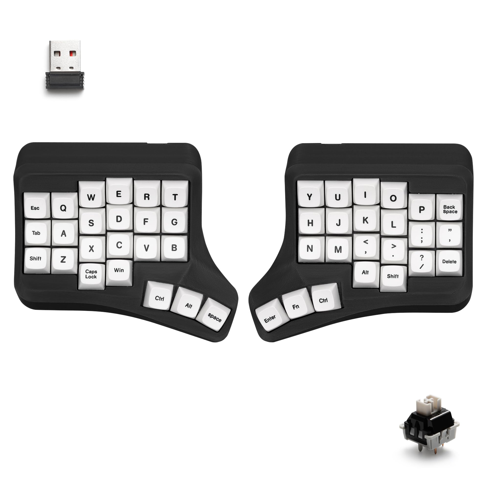 40-Key Split Keyboard — ZAPO-KB-175