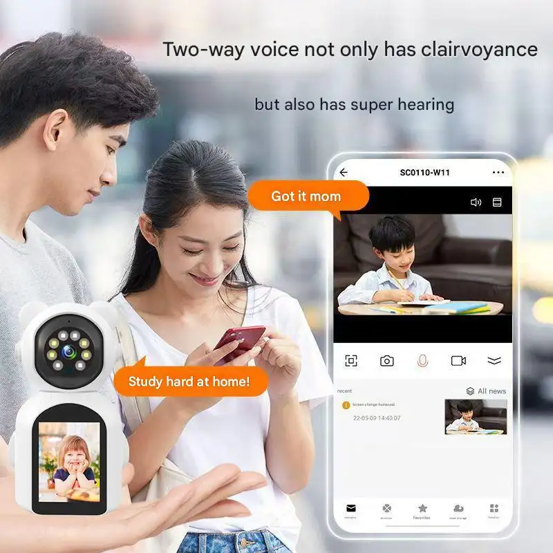 Wi-Fi Home Camera with Display — ZAPO-CAM-143