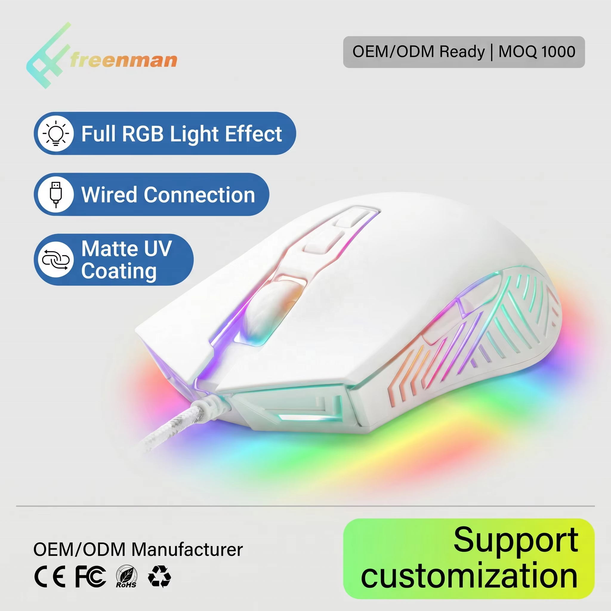 7-Button Wired Gaming Mouse — ZAPO-MS-181