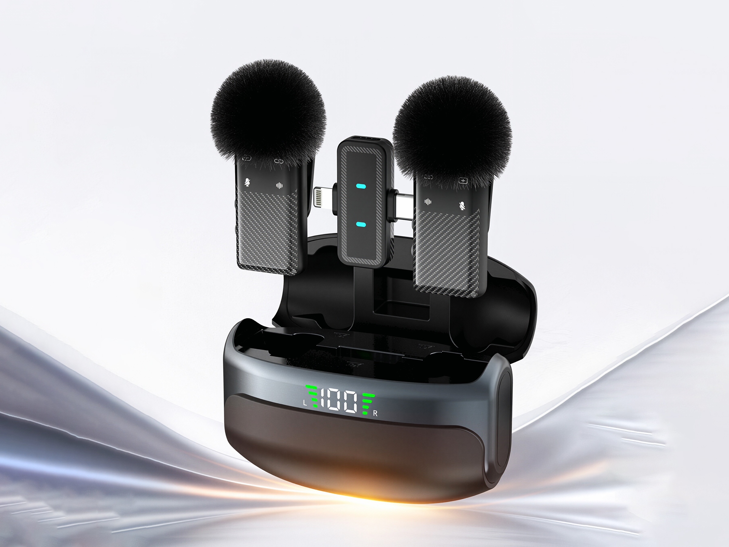 MS8 Wireless Magnetic Lavalier Microphone