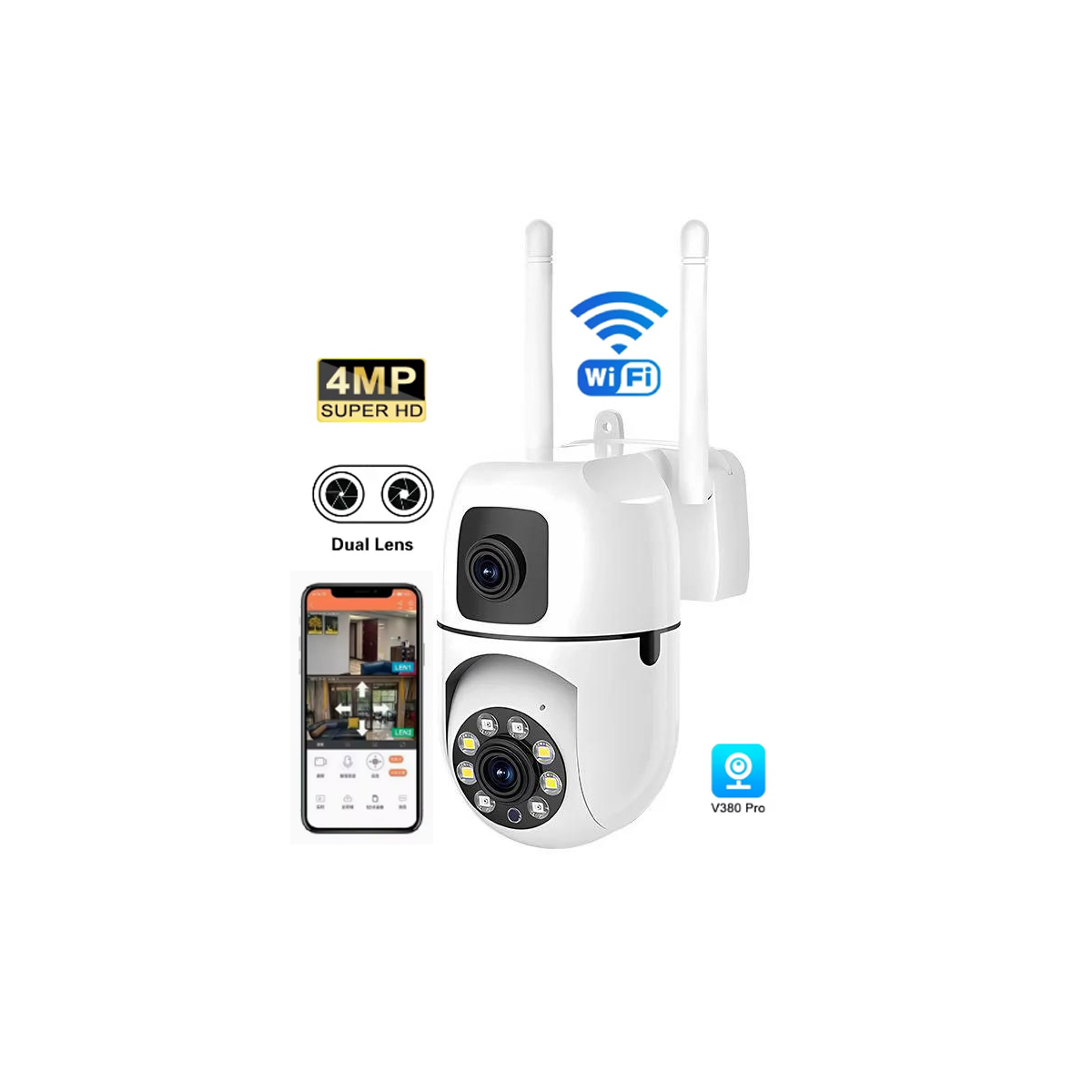 SQ15 Compact Dual-Lens Wi-Fi Camera